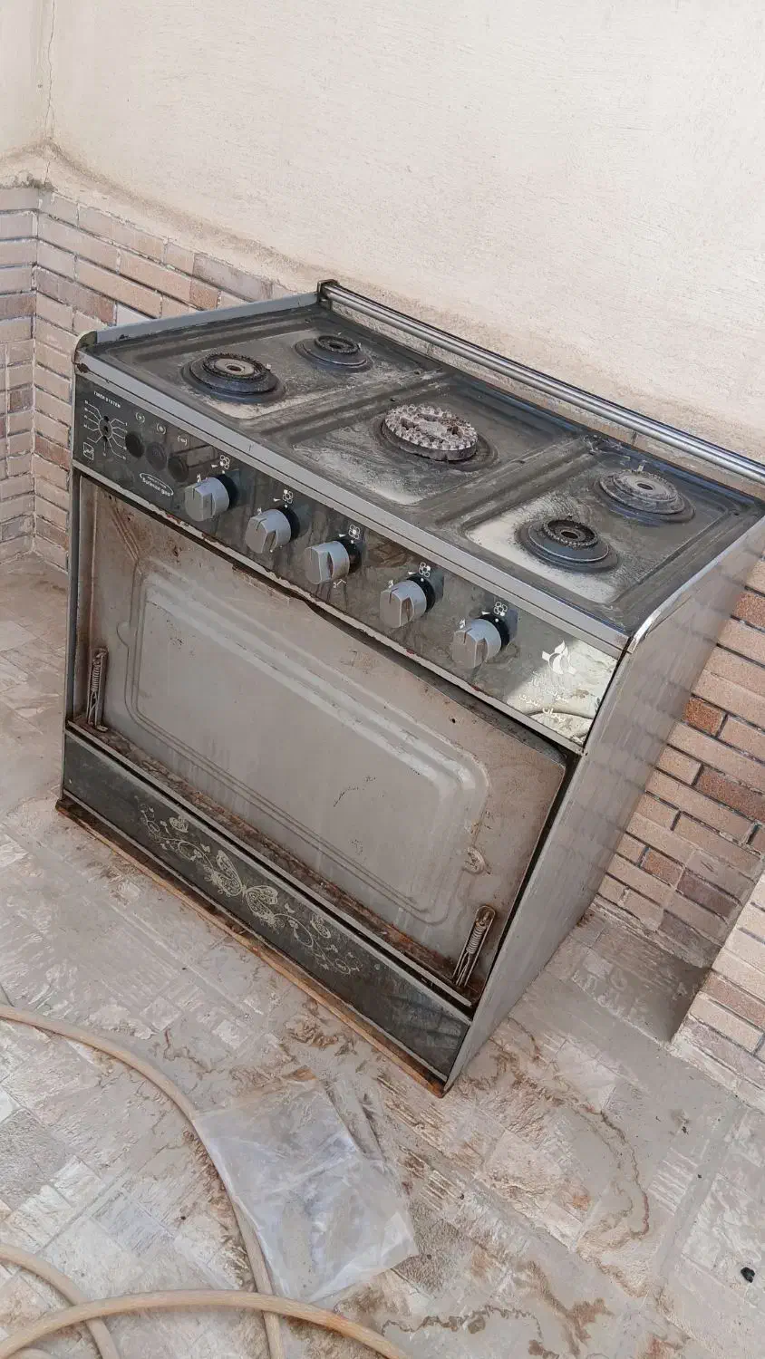 گاز ۵شعله کارکرده|اجاق گاز و لوازم برقی پخت‌وپز|ایرانشهر, |دیوار