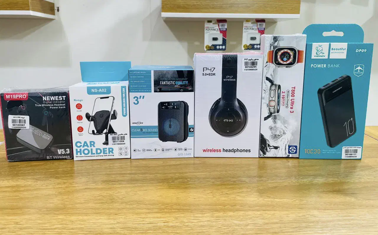 ۶ قلم لوازم جانبی موبایل روی هم فقط ۱۹۰۰|لوازم جانبی موبایل و تبلت|رفسنجان, |دیوار