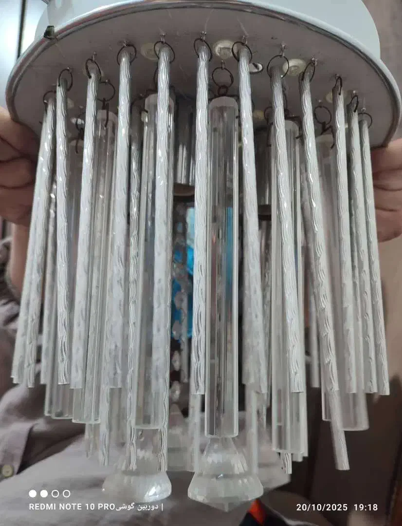 2 عدد لوستر بزرگ و 4 عدد کوچک|لوستر و چراغ آویز|بندر ماهشهر, |دیوار