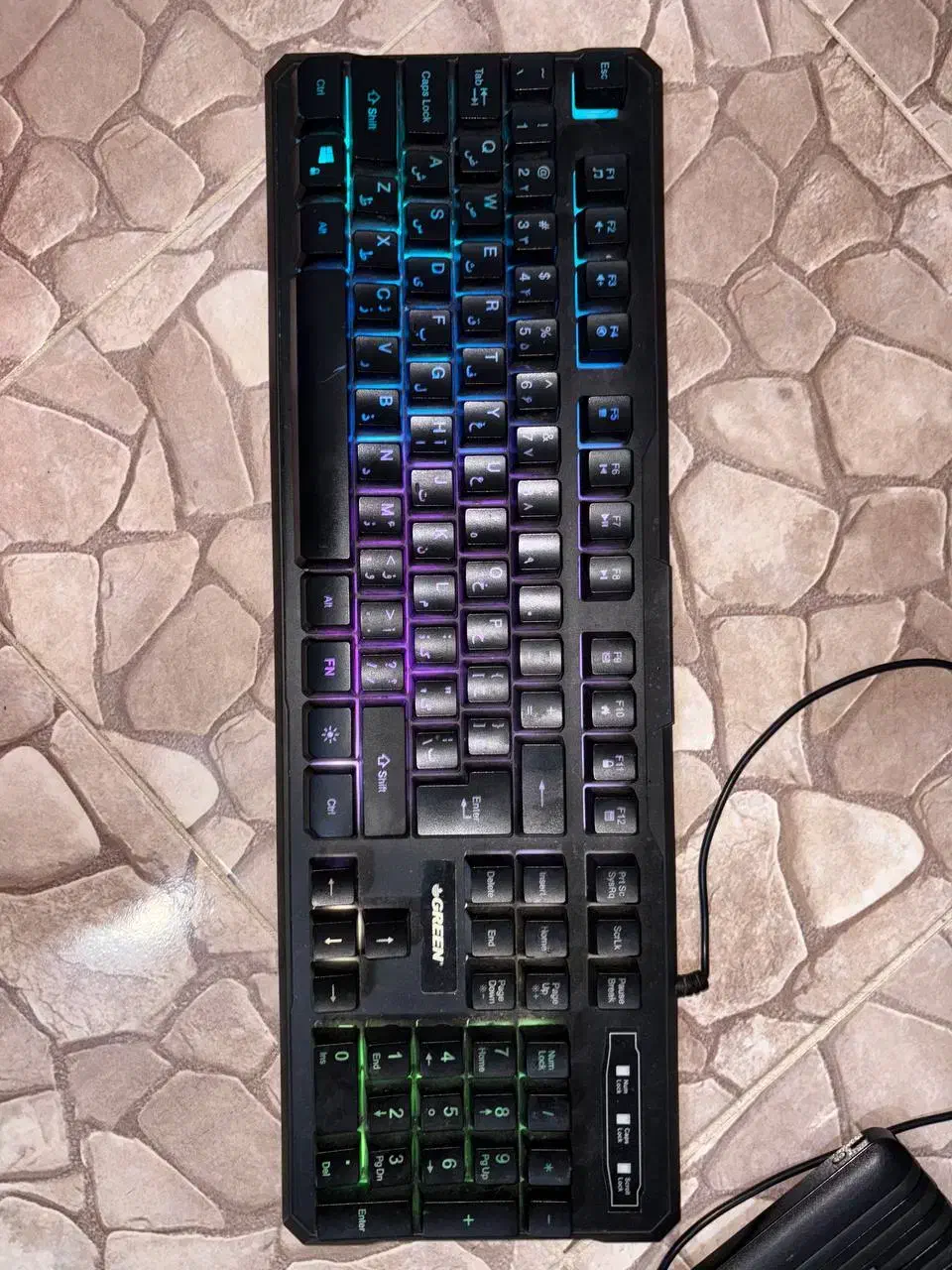 کیبورد گیمینگ مخصوص گیم + با رنگ تم های بالای ۹تا|قطعات و لوازم جانبی رایانه|مشهد, اقبال|دیوار