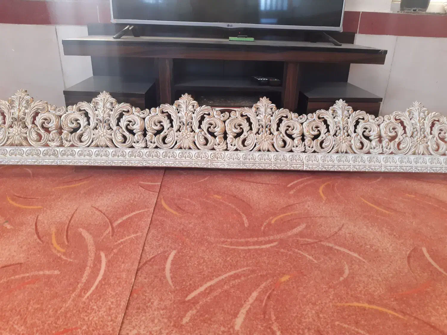 کتیبه پرده|پرده، رانر، رومیزی|کرمانشاه, |دیوار