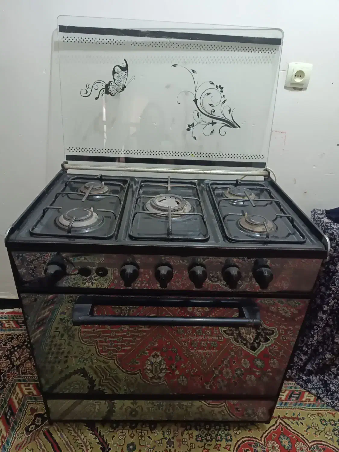 گاز طرح فر پنج شعله|اجاق گاز و لوازم برقی پخت‌وپز|گتوند, |دیوار