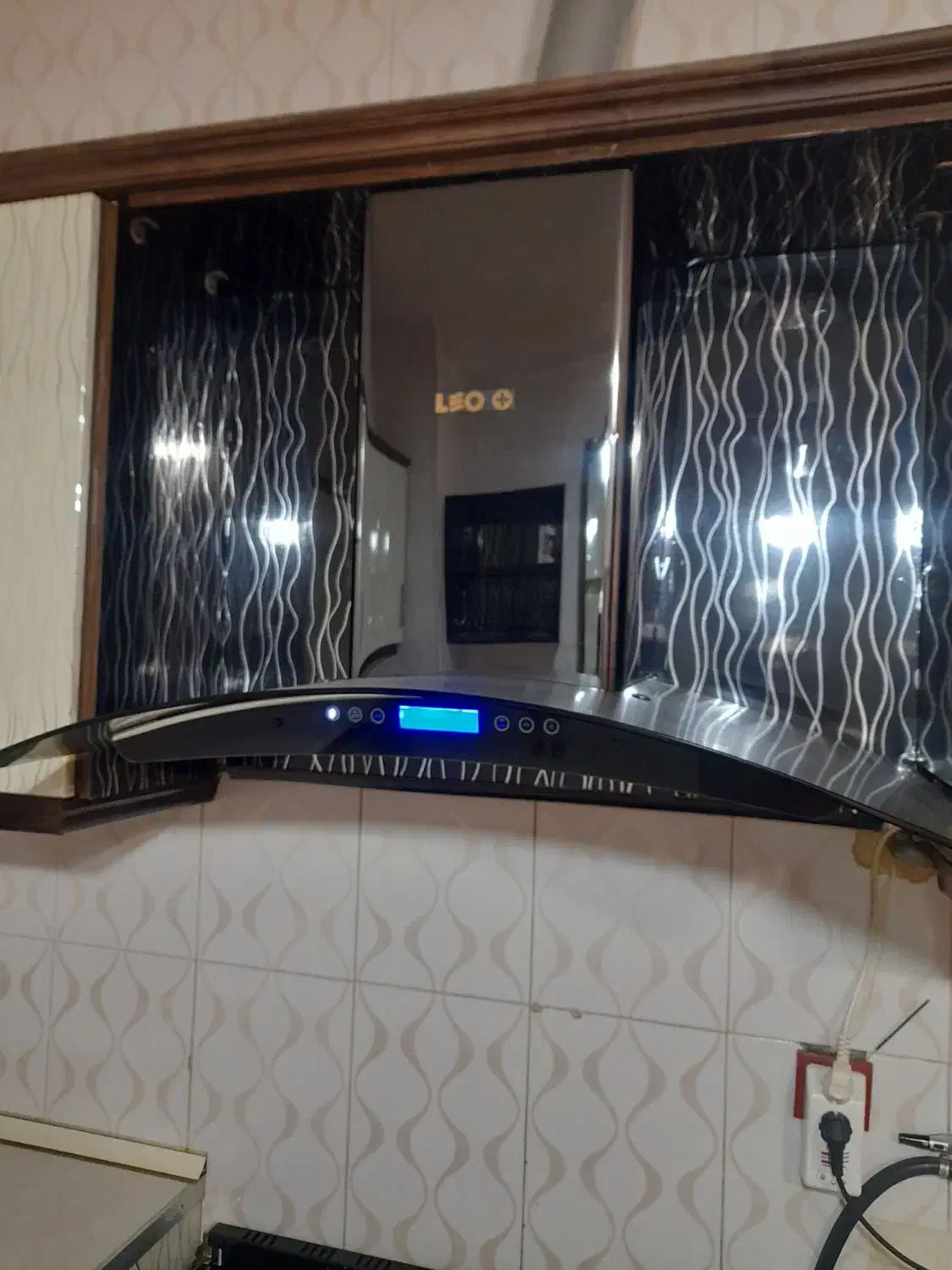 کابینت ام دی اف با هود ظرفشویی ومیز غذاخوری|آبچکان و نظمدهنده ظروف|اردبیل, |دیوار