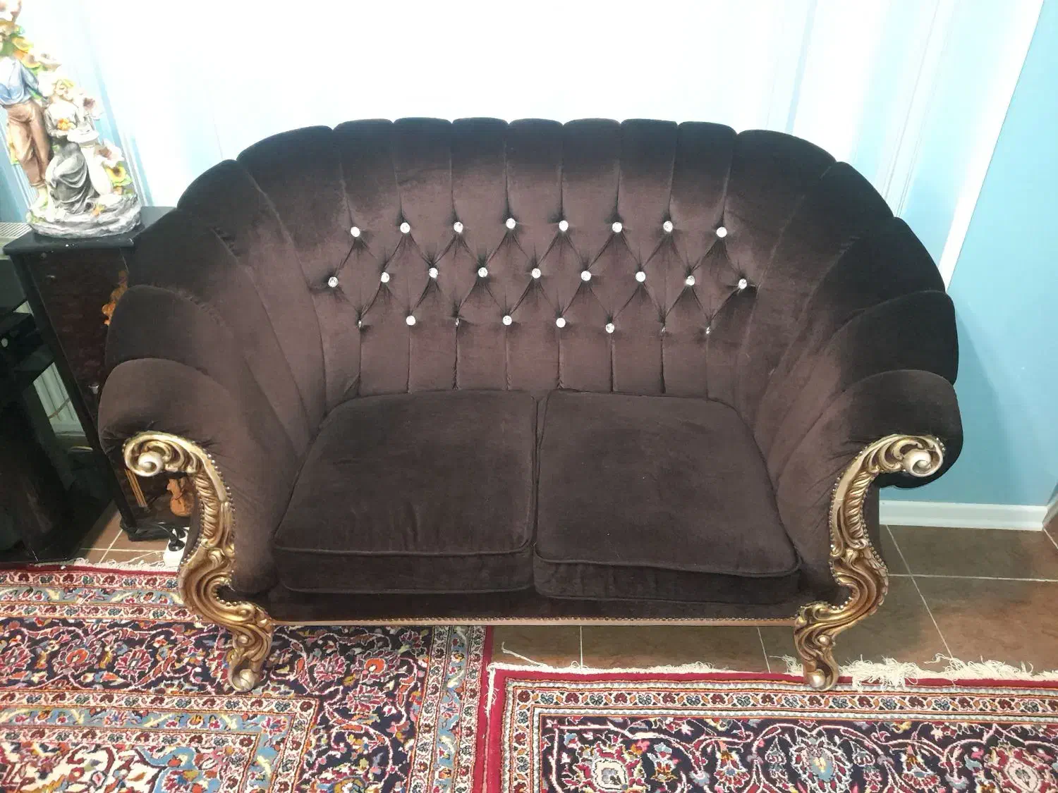 مبل ۹ نفره مخمل|مبلمان خانگی و میز عسلی|کرمانشاه, |دیوار