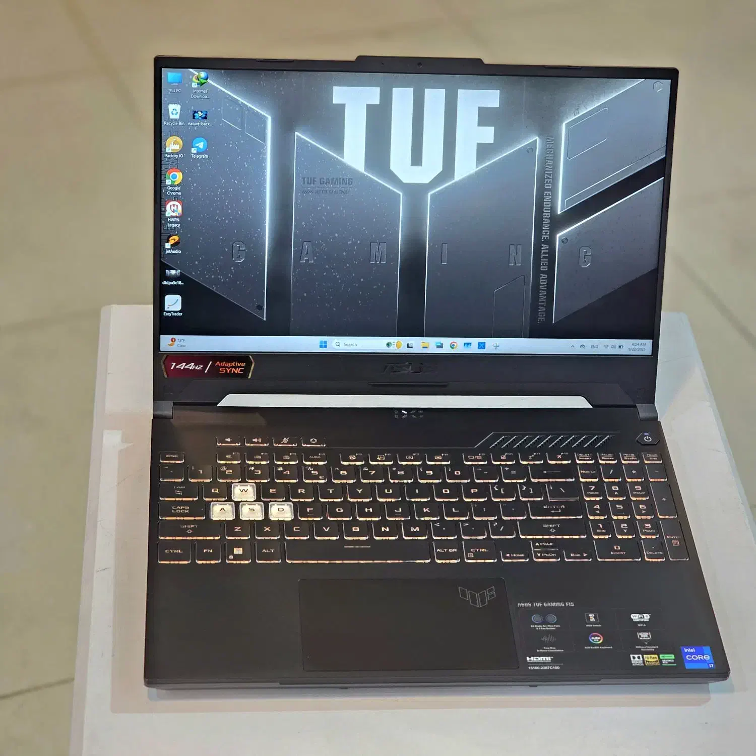لپتاپ گیمینگ ASUS TUF Gaming FX507ZC4 پردازندهi7|رایانه همراه|شیراز, ملاصدرا|دیوار
