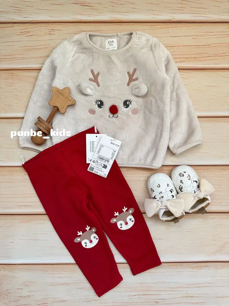 ست تدی و لگ طرح کریسمس|کفش و لباس بچه|شیراز, لاله|دیوار