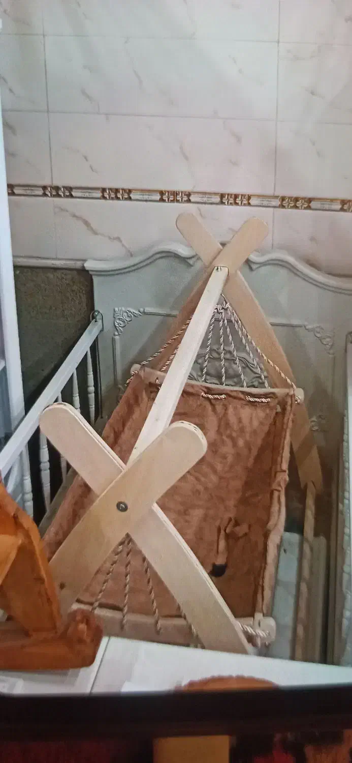 گهواره سنتی نوزاد مدل hj6 تخت کنار مادر مدل hj6|تخت و سرویس خواب|تبریز, |دیوار