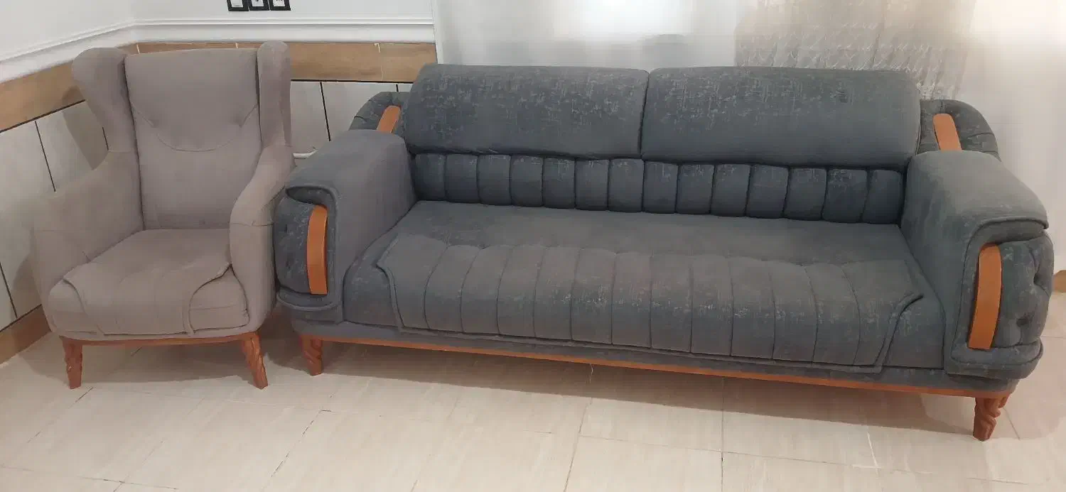 مبل ۸ نفره نونو|مبلمان خانگی و میز عسلی|بندر دیر, |دیوار