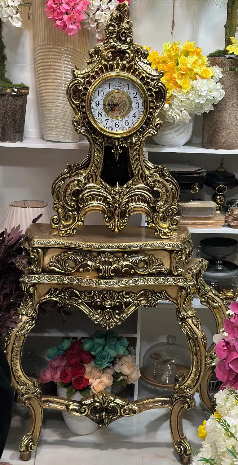 ساعت ایستاده طلایی|ساعت دیواری و تزئینی|مهاباد (آذربایجان غربی), |دیوار