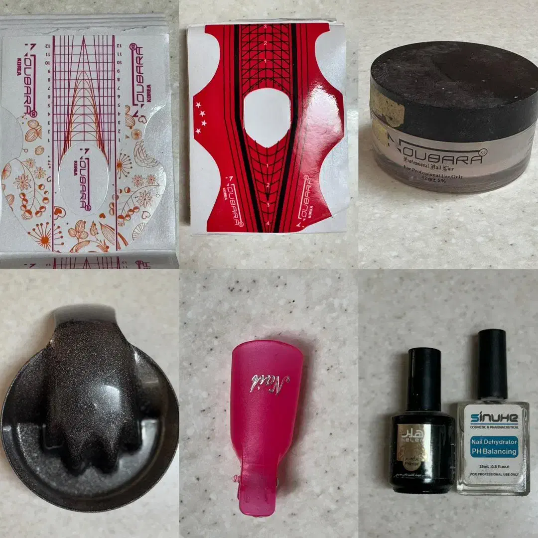 تعدادی وسایل کاشت ناخن و شینیون مو|آرایشی، بهداشتی، درمانی|یزد, |دیوار