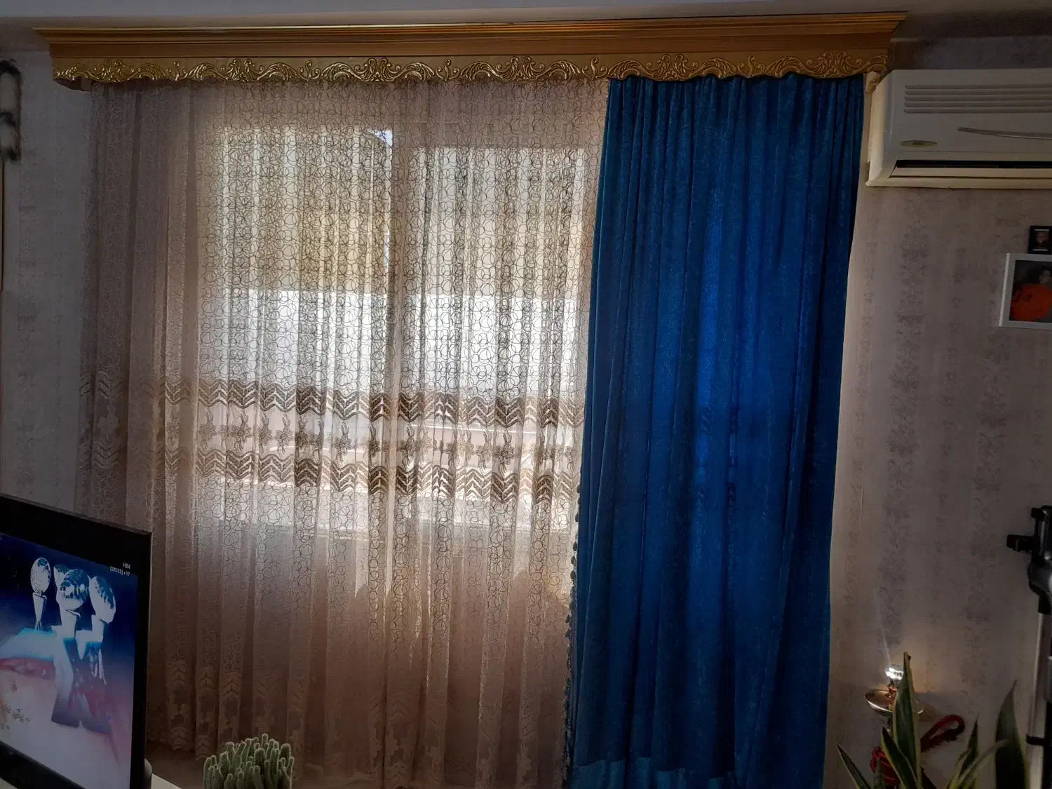 پرده|پرده، رانر، رومیزی|قرچک, شهرک طلائیه|دیوار