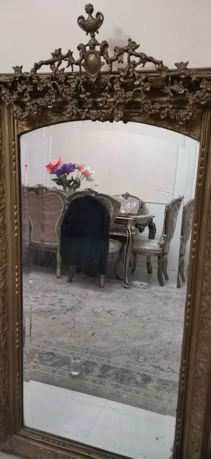 آیینه قدی سنگی 150 ساله|کلکسیون اشیاء عتیقه|تهران, سید خندان (جلفا)|دیوار