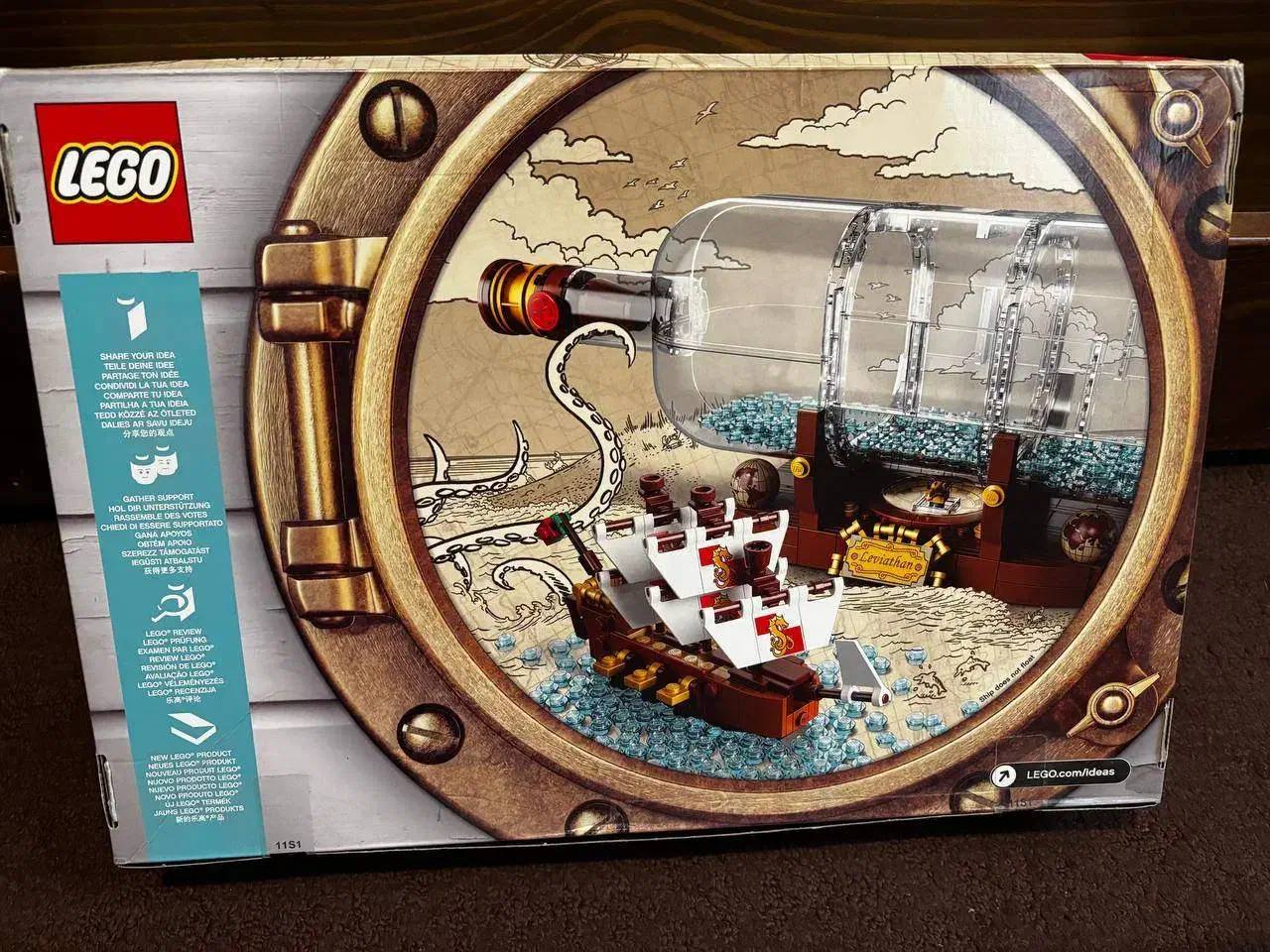 لگو کشتی درون بطری سری IDEAS شماره 92177 اورجینال|اسباببازی|تهران, جردن|دیوار