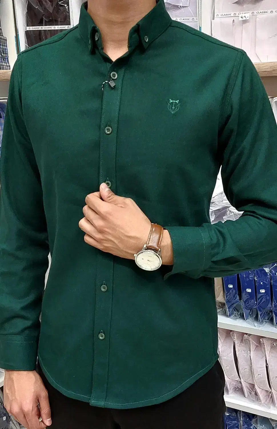 پیراهن کشمیر ساده سپاهان دوخت صنعتی|لباس|مشهد, سپاد|دیوار