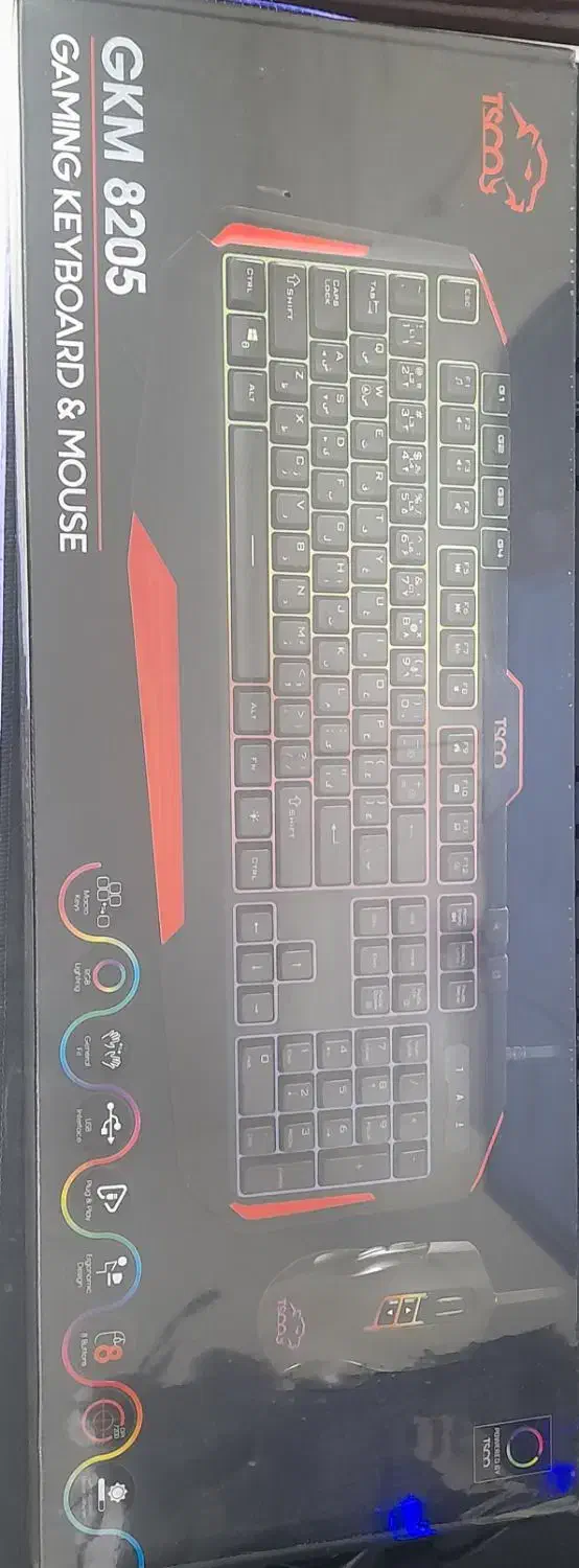 ماوس و کیبورد گیمینگ تسکو gkm 8205|قطعات و لوازم جانبی رایانه|تهران, شیوا|دیوار