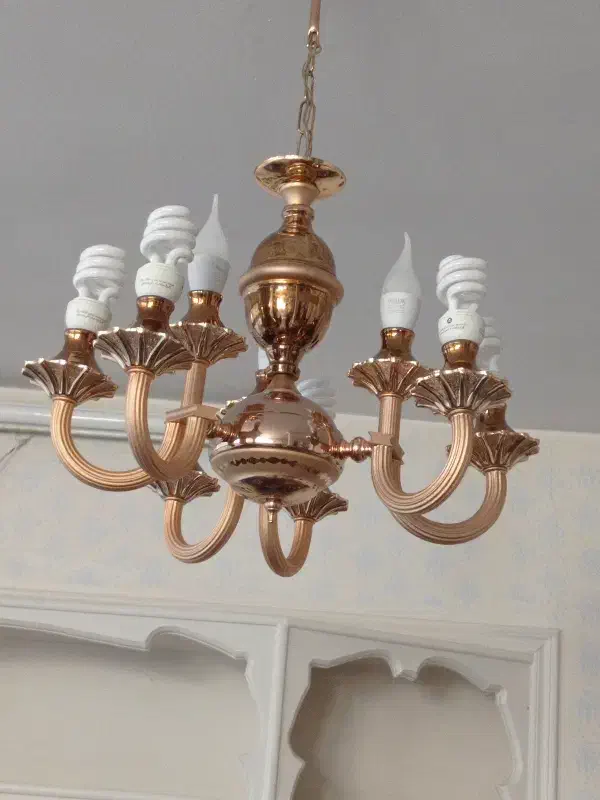 لوستر سه شاخه|لوستر و چراغ آویز|اصفهان, جامی|دیوار