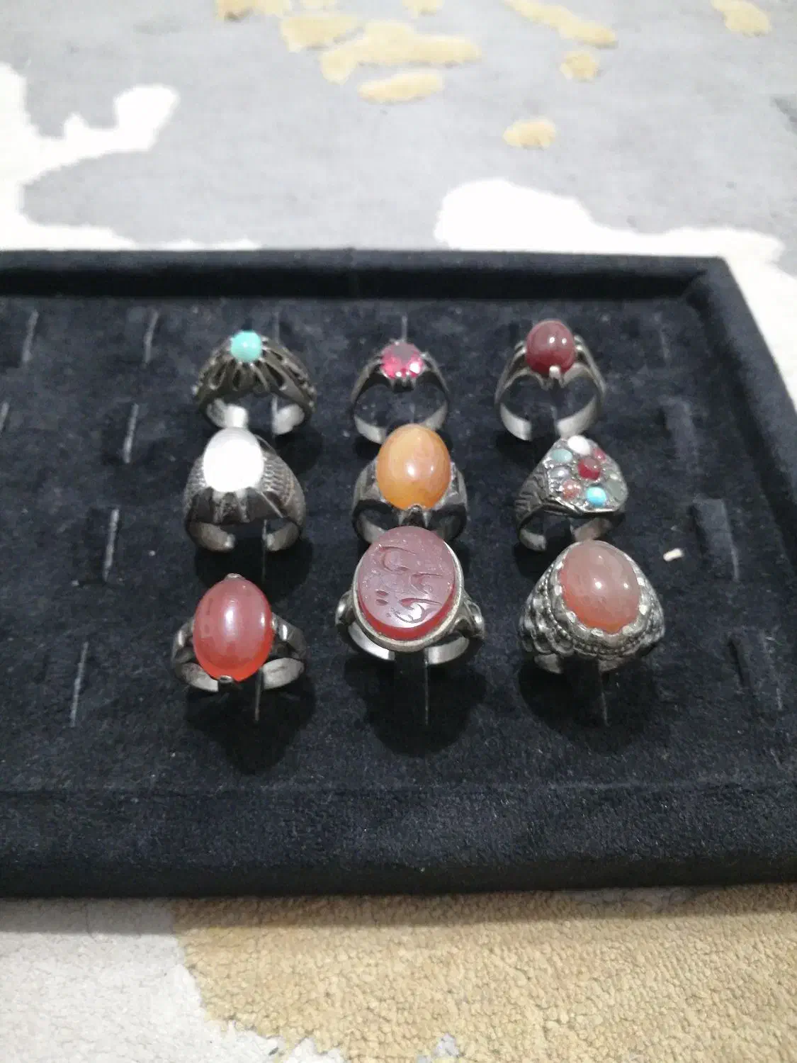 فروش انگشتر نقره مردانه|جواهرات|رشت, نخودچر|دیوار