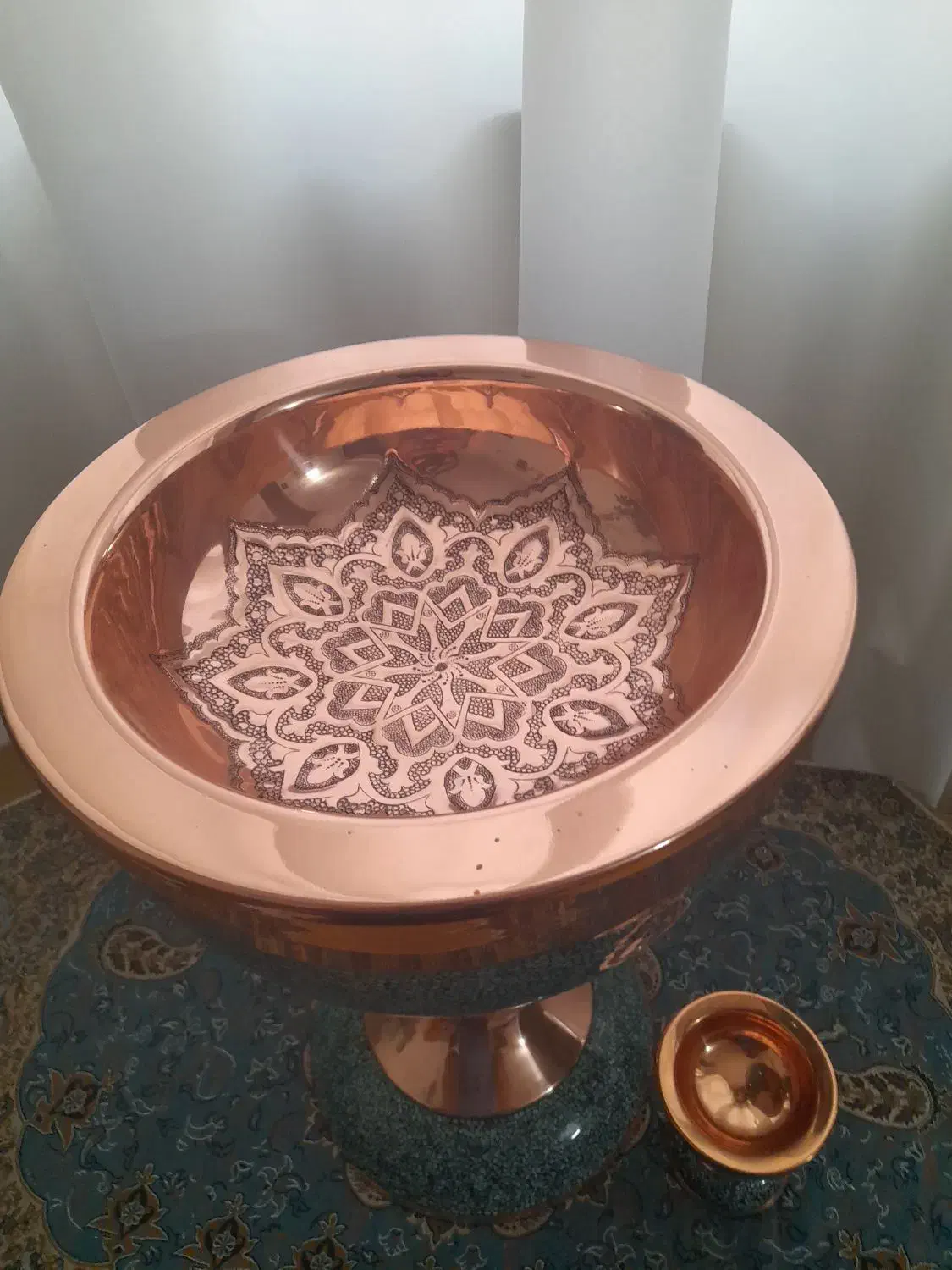 جام فیروزه کوب|صنایع دستی و سایر لوازم تزئینی|مشهد, کوشش|دیوار