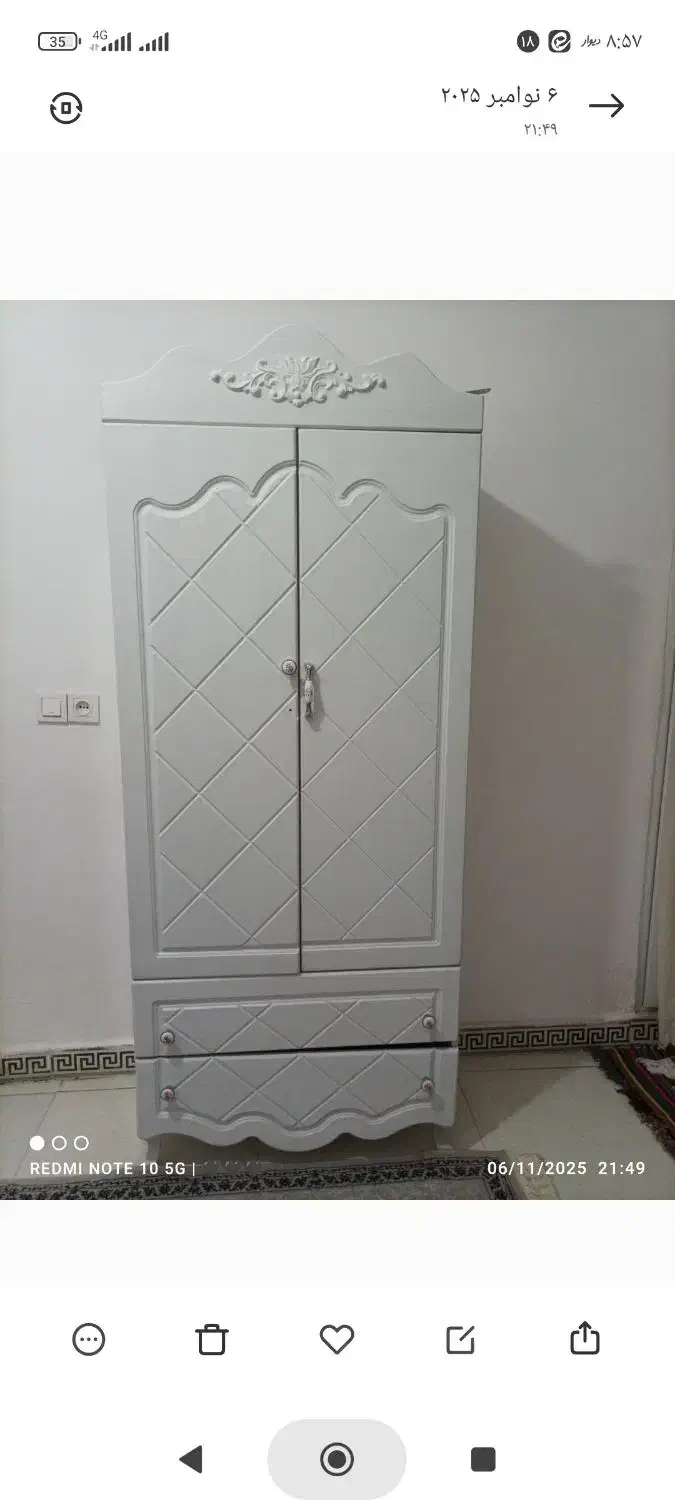 کمد لباس کودک کاملا سالم|اسباب و اثاث بچه|پاکدشت, پاکدشت (مامازند)|دیوار