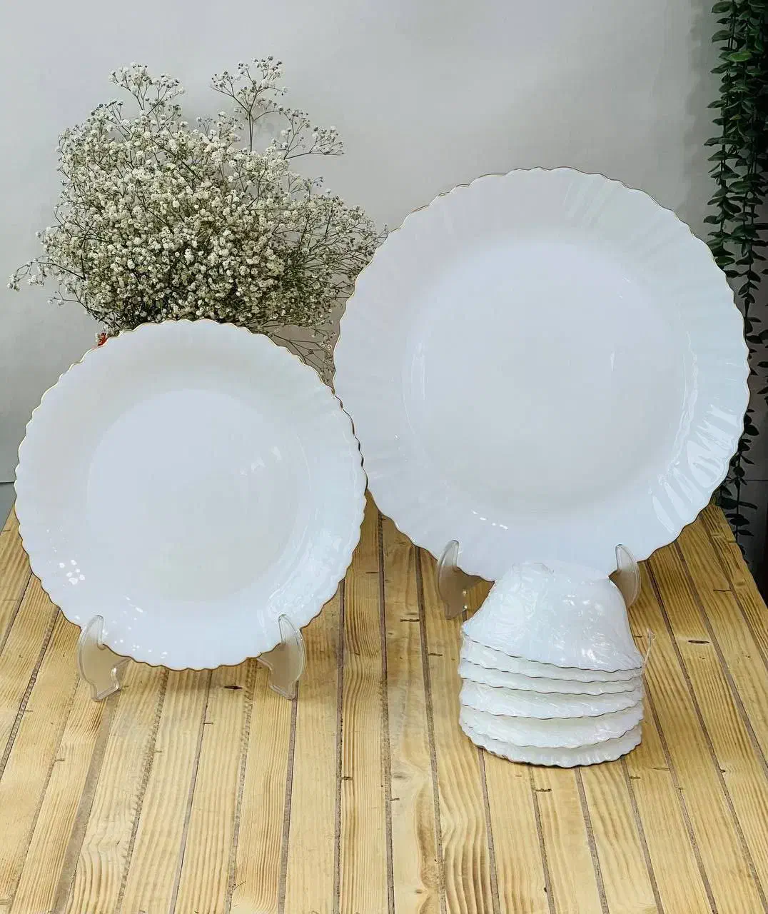 سرویس آرکوپال لبه طلایی|ظروف سرو و پذیرایی|بجنورد, |دیوار