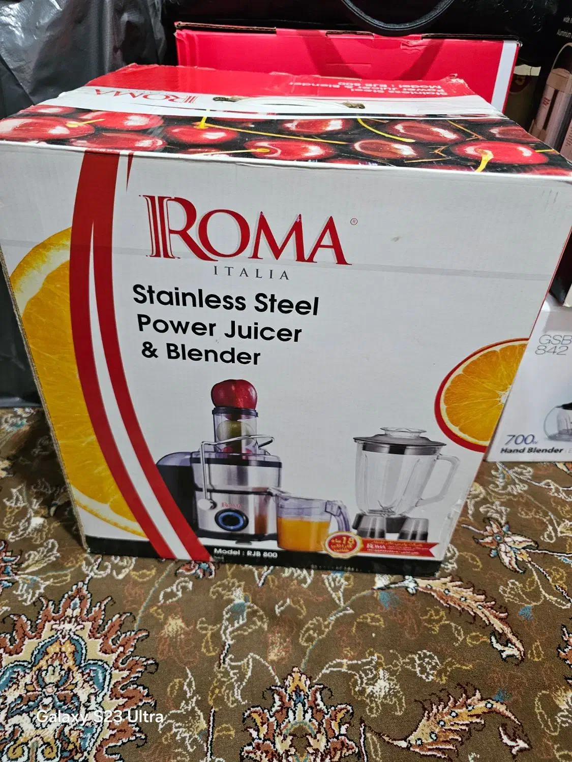 آبمیوه گیری Roma RJB800|آبمیوه‌گیر و آب‌مرکبات‌گیر|قم, سالاریه|دیوار