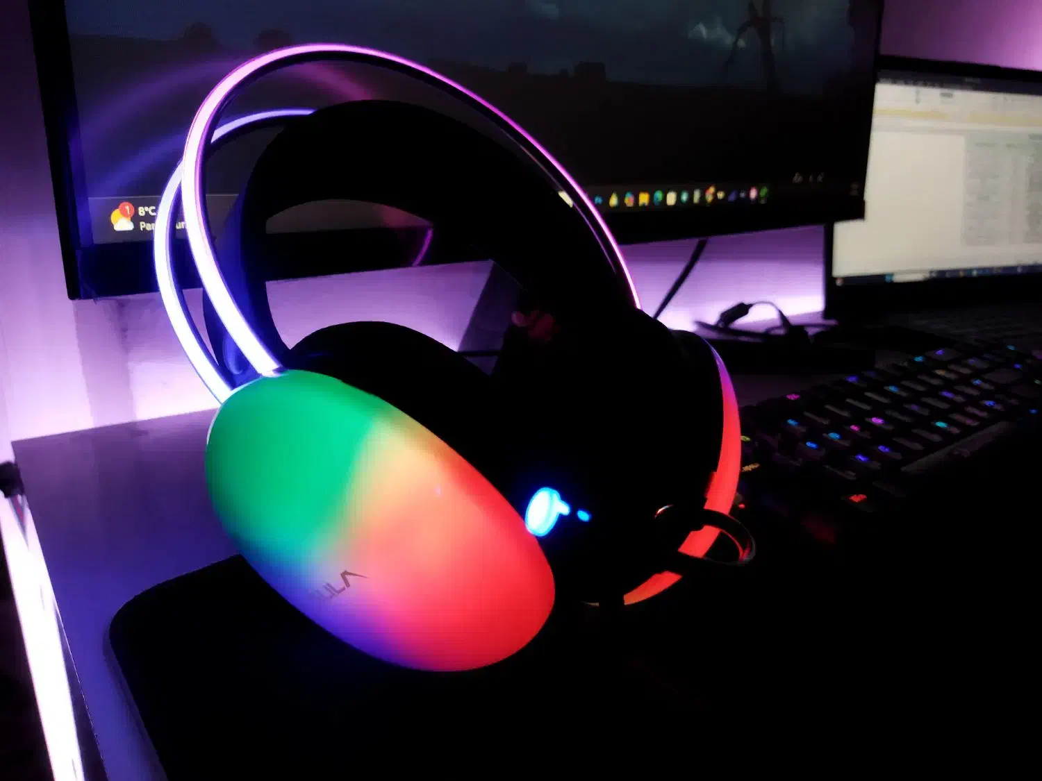 هدست گیمینگ aula s505 rgb|قطعات و لوازم جانبی رایانه|تبریز, |دیوار