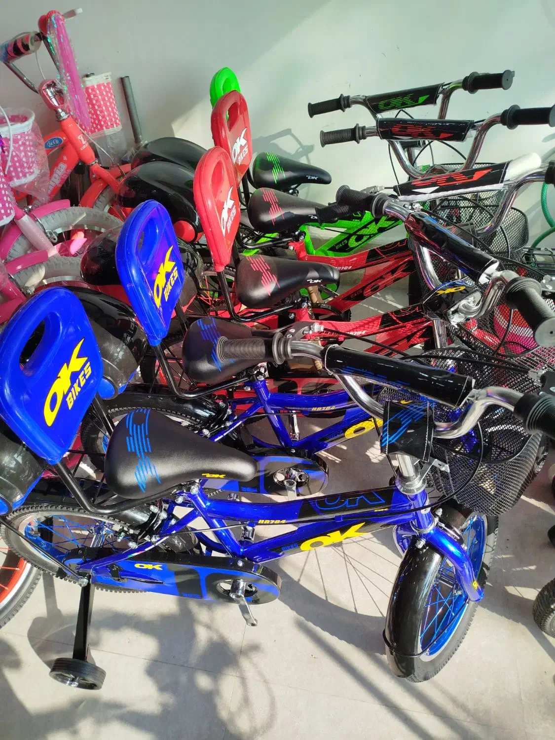 دوچرخه بچه گانه16 مدل پرادو سبدار پشتی دار|دوچرخه، اسکیت، اسکوتر|رشت, یخسازی|دیوار