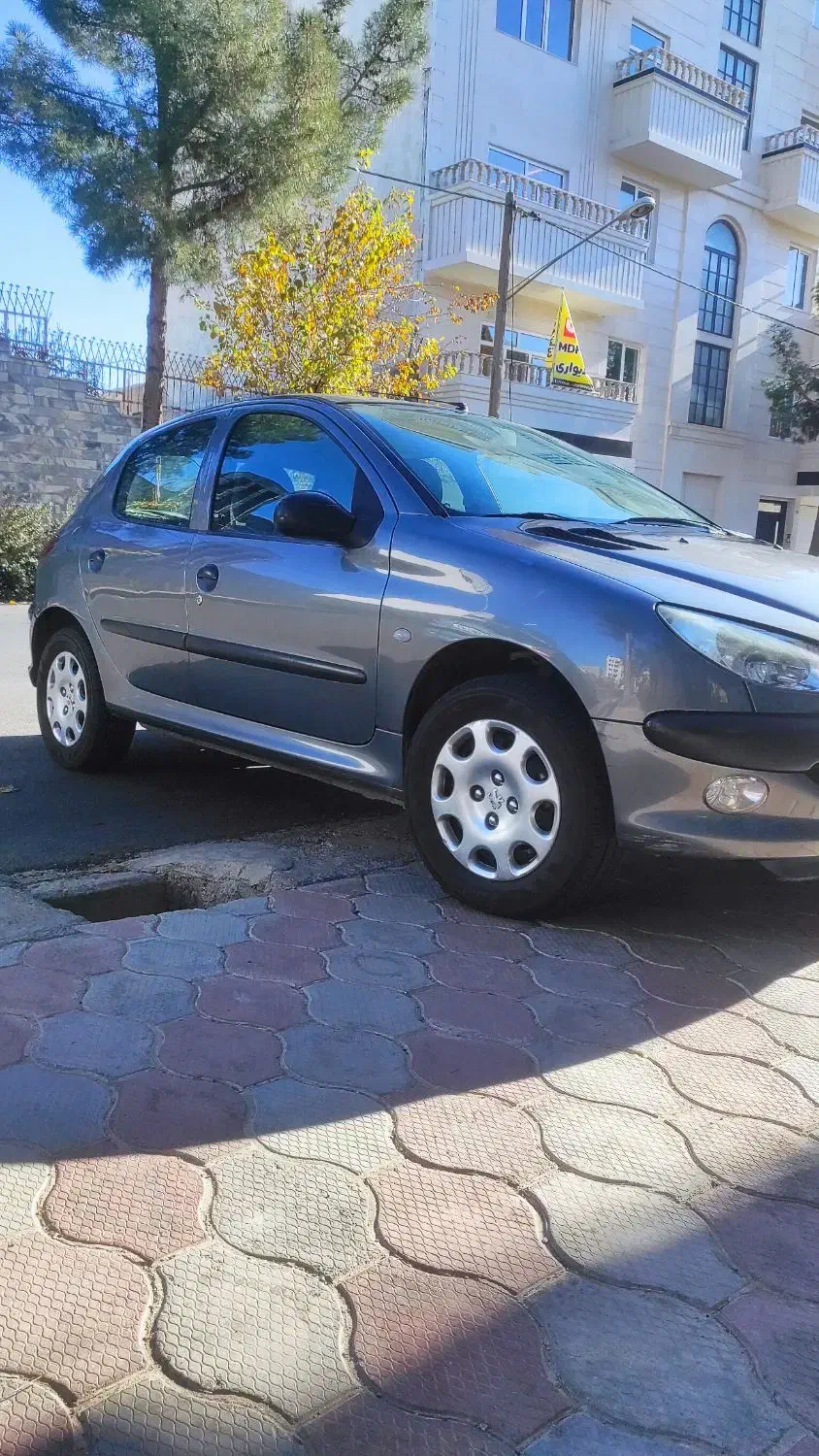 پژو 206تیپ2 کارمندی تک برگ استثنایی 100تا کار|خودرو سواری و وانت|کاشمر, |دیوار