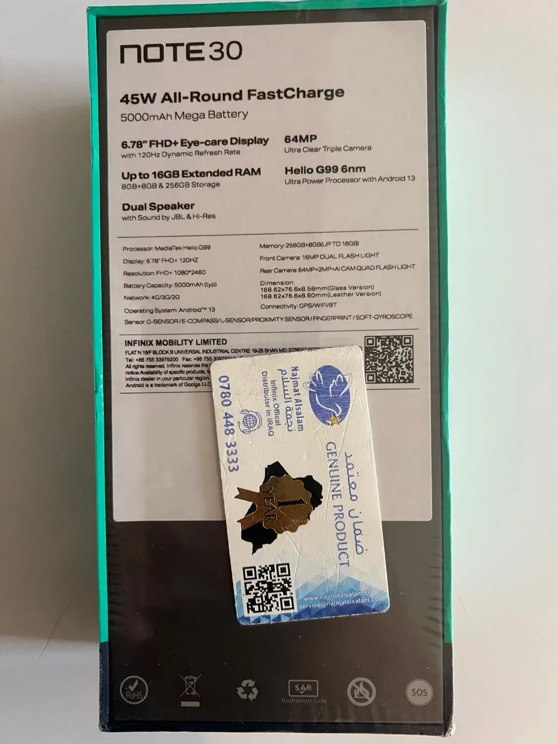 Infinix note 30|موبایل|مشهد, ارشاد|دیوار