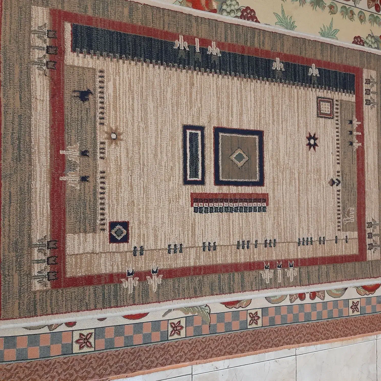 قالیچه ۱ و نیم در ۱|فرش|شیراز, زیباشهر|دیوار