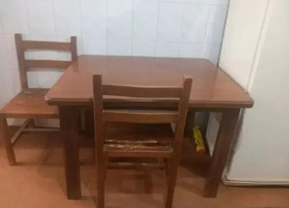 میز ناهار خوری 4 نفره|میز و صندلی غذاخوری|بن, |دیوار