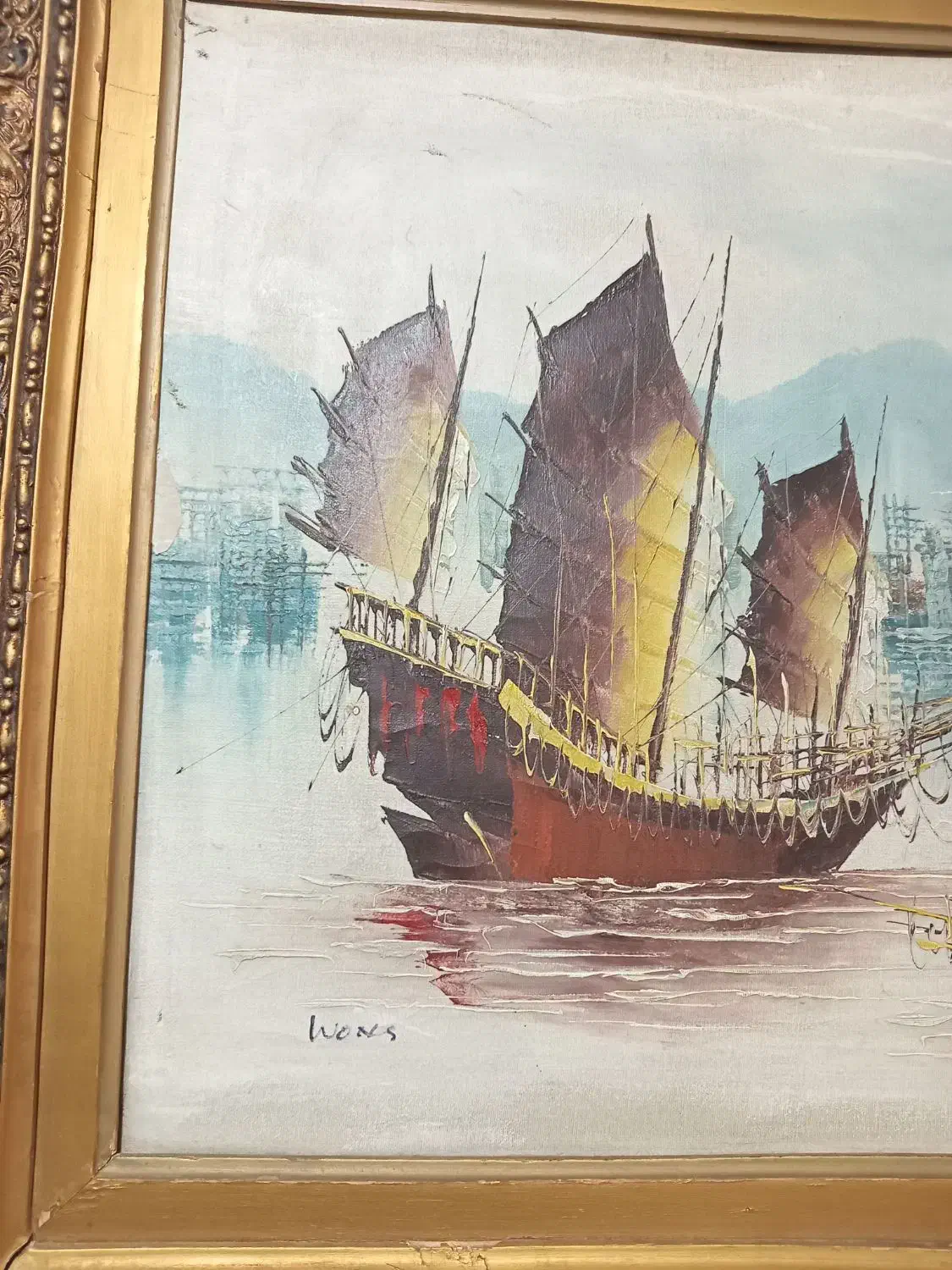 نقاشی  نقاشی کشتی|تابلو، نقاشی، عکس|رباط‌کریم, الارد|دیوار