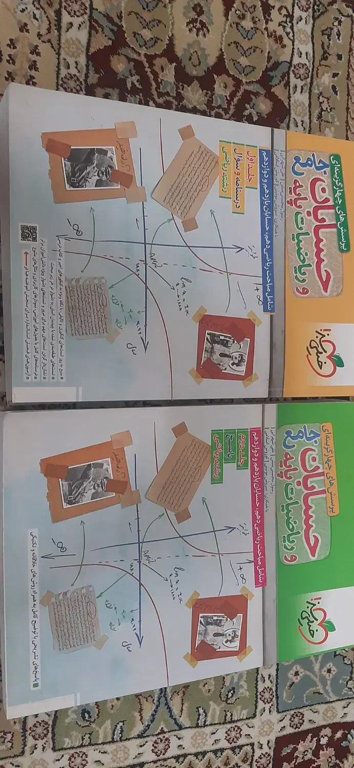 کتاب های تست و امتحان نهایی فرمول بیست رشته ریاضی|کتاب و مجله آموزشی|قم, شهرک قدس|دیوار