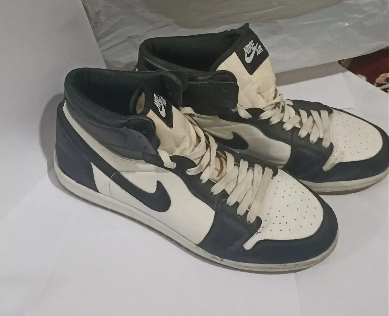 کتونی نیم بوت نو نایک جوردن سایز ۴۴/۴۵|کیف، کفش، کمربند|خرم‌آباد, |دیوار