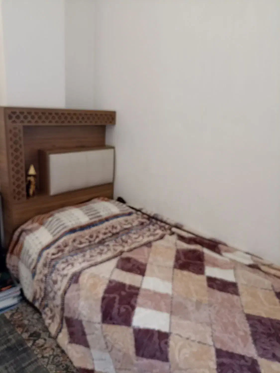 دو تخت یک نفره (بدون تشک)|تخت و سرویس خواب|کرمان, |دیوار