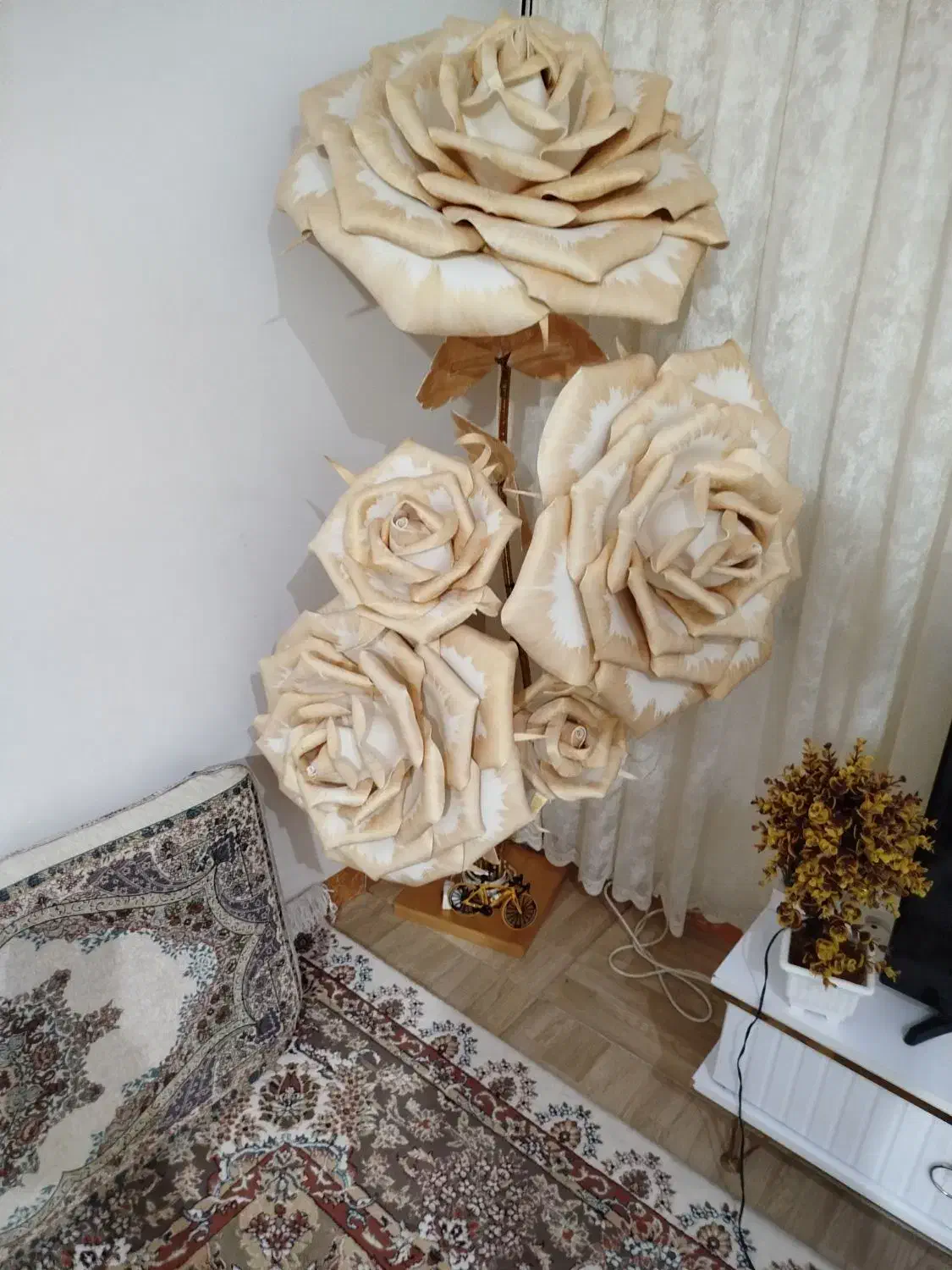 گل فوم بزرگ|گل مصنوعی|ایلام, |دیوار