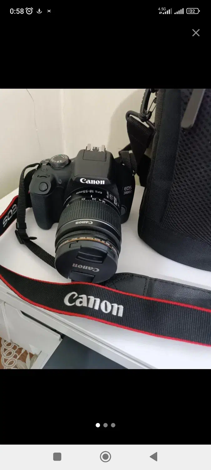 دوربین عکاسی کانن 2000d|دوربین عکاسی و فیلمبرداری|تبریز, |دیوار