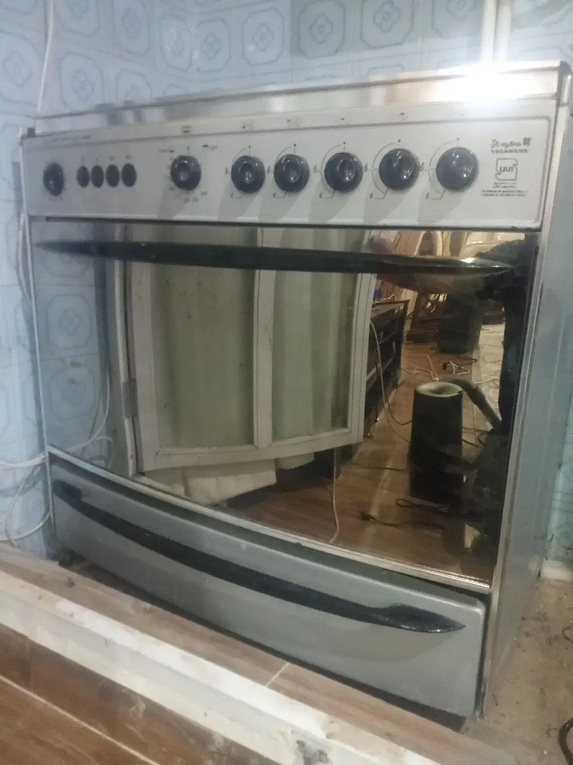 فرگاز با جوجه گردان و تیرچه|اجاق گاز و لوازم برقی پختوپز|شوشتر, |دیوار