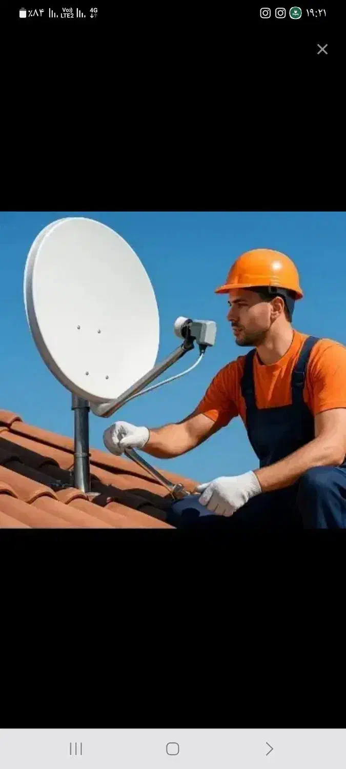 نصب انواع انتن تلویزیون ونصب براکت تلویزیون|خدمات پیشه و مهارت|دورود, |دیوار