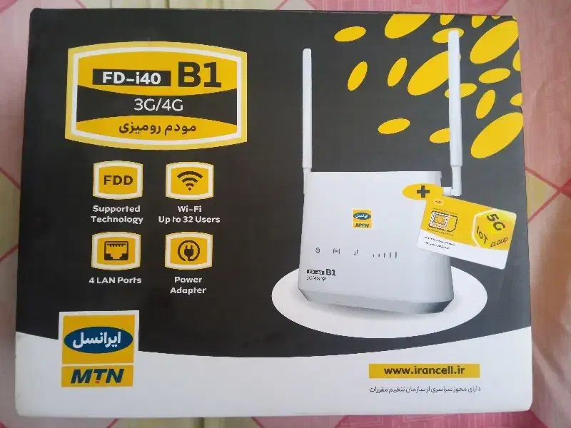 مودم سیم کارتی ایرانسل(انلاک)FD-i40|مودم و تجهیزات شبکه|مشهد, صیاد شیرازی|دیوار
