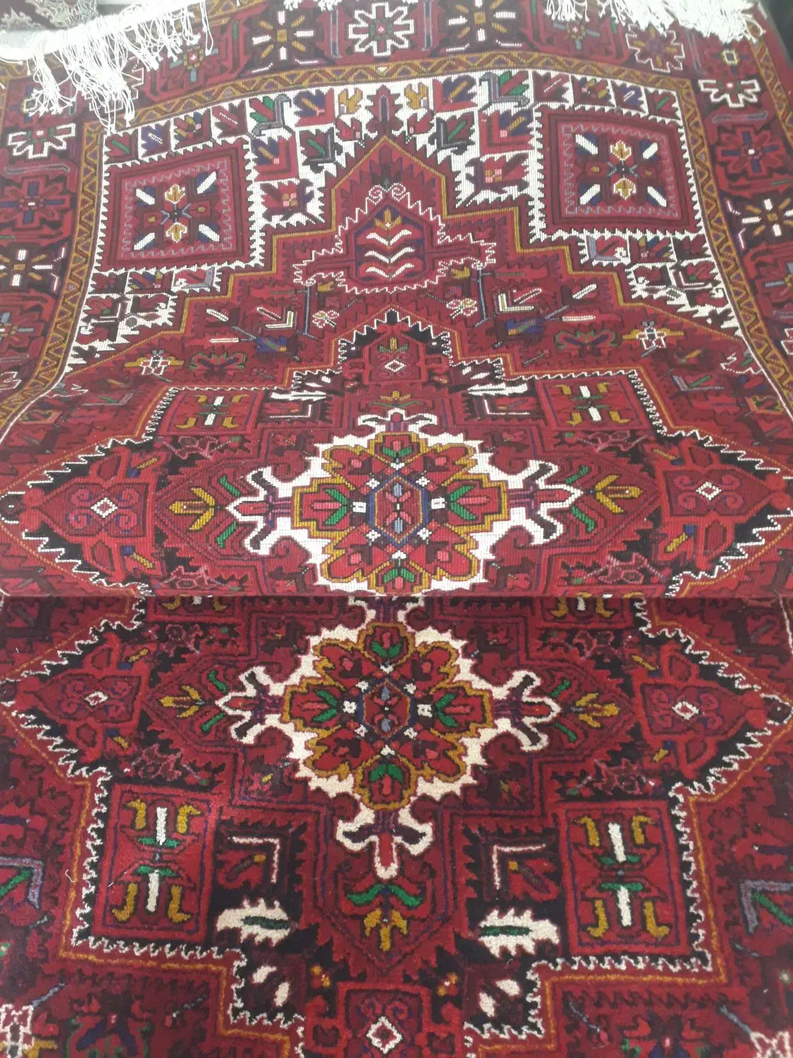 فرش چشمه وزان|فرش|اهر, |دیوار