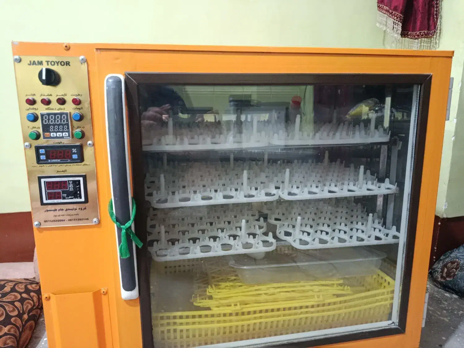 دستگاه جوجه کشی252تایی استیل|لوازم جانبی حیوانات|بوشهر, |دیوار