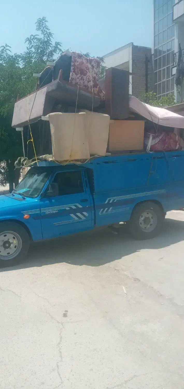 حمل بار باربری وانت تلفنی اثاث کشی با نیسان|خدمات حمل و نقل|کرمانشاه, |دیوار