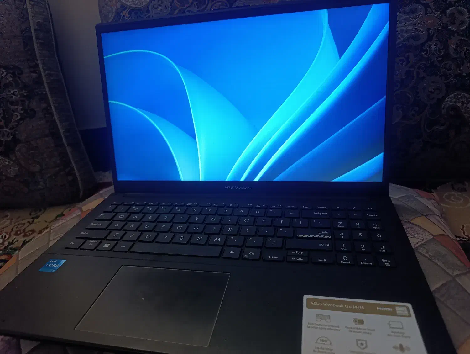 لپتاپ ایسوس نسل 13 i3|رایانه همراه|رفسنجان, |دیوار