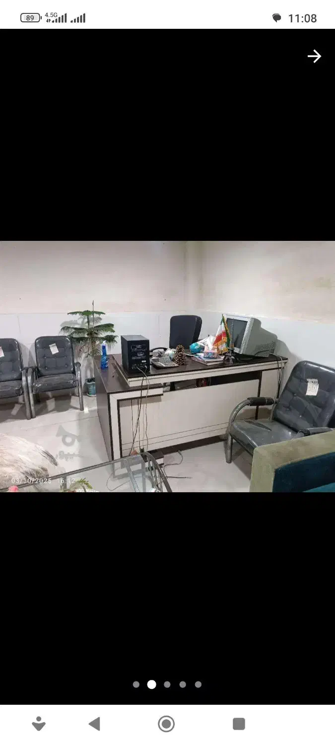 صندلی اداری سالم و میز بزرگ|مبلمان اداری|رودسر, |دیوار