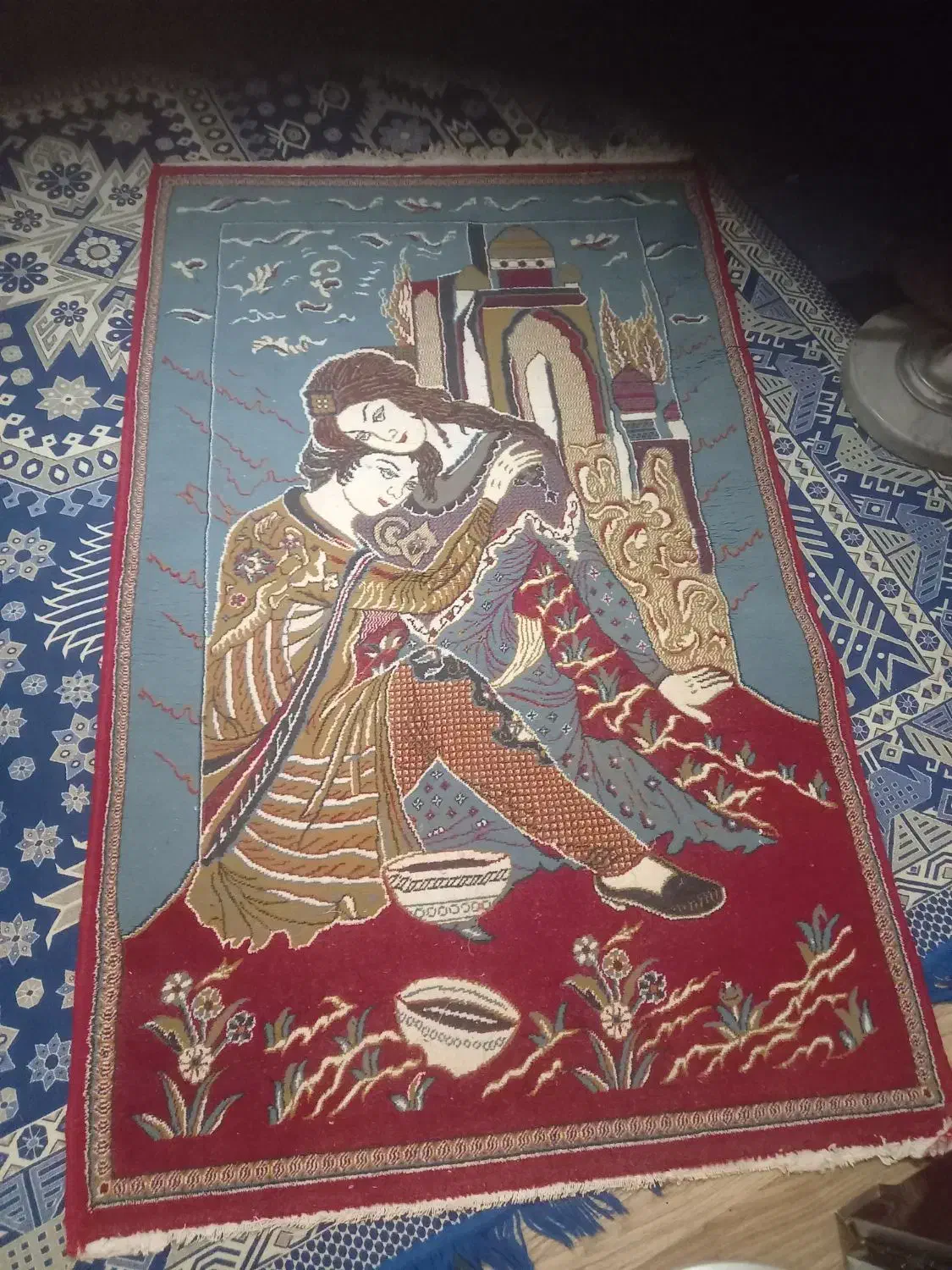 قالیچه|فرش|شیراز, سرو|دیوار