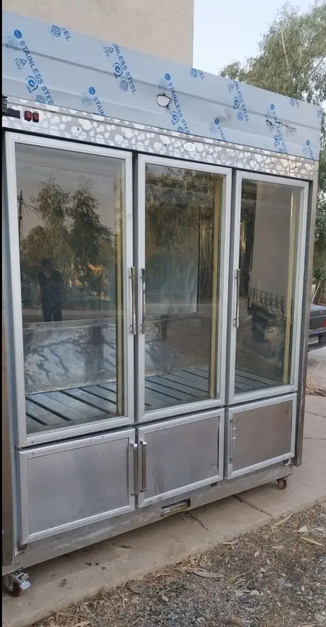 یخچال قصابی درحد آک یک رو نما سمساری سورنا|فروشگاه و مغازه|مسجد سلیمان, |دیوار