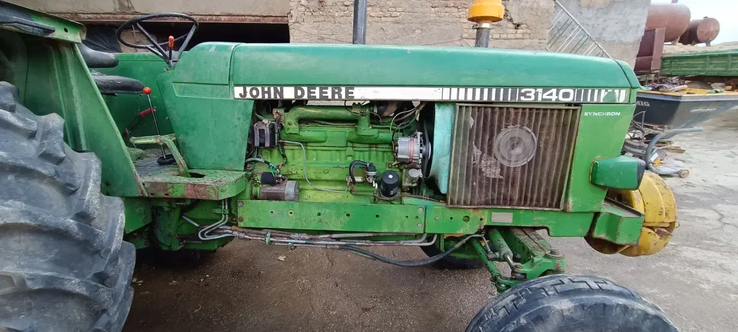 تراکتور جاندیر3140 با گاوآهن آلمان شرقی|خودرو سنگین|اسدآباد, |دیوار