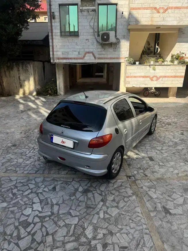 ۲۰۶ تیپ ۲ سه تیکه پلمپ|خودرو سواری و وانت|رشت, انصاری|دیوار