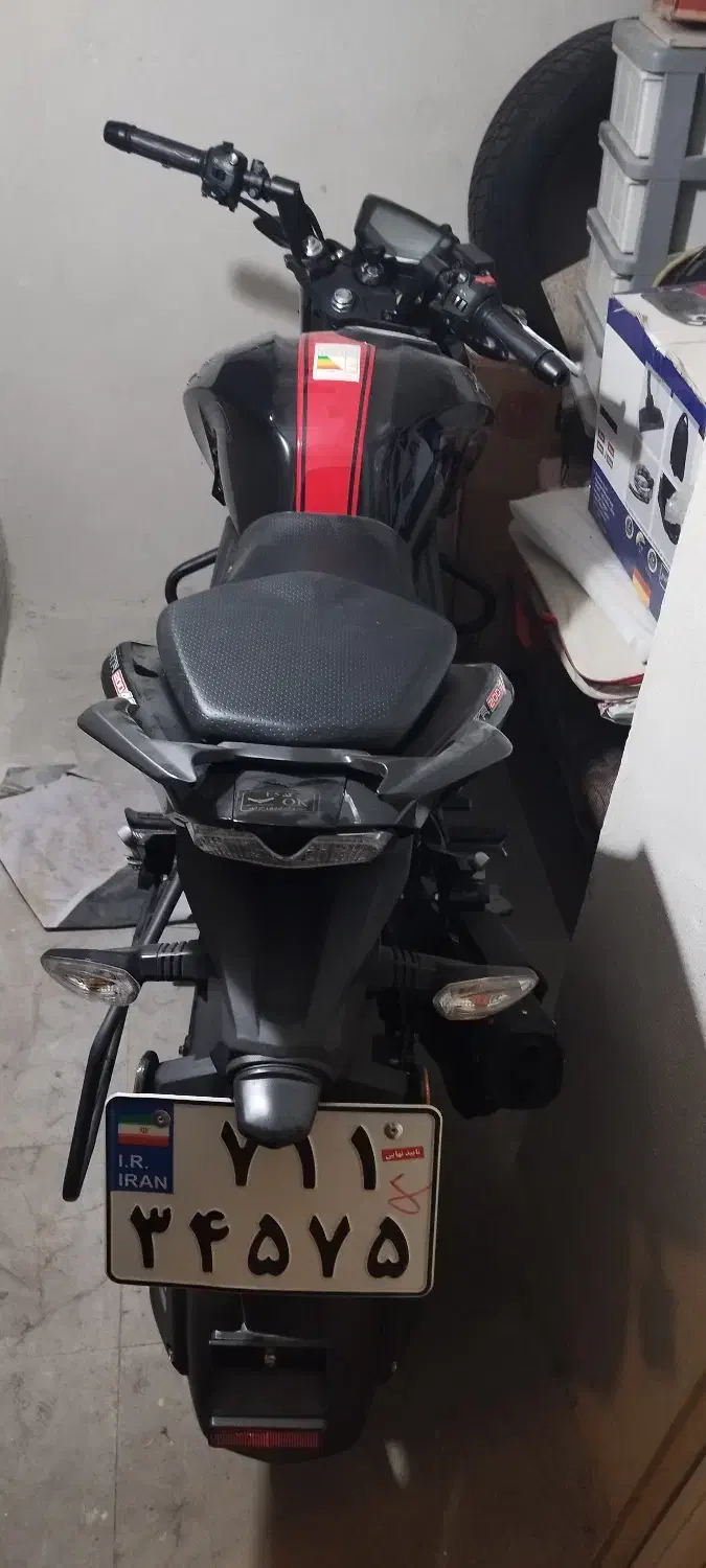 فروش فوری موتور آپاچی ۲۰۰ نیوفیس مدل ۱۴۰۳ مشکی|موتورسیکلت|کرج, شهرک بنفشه|دیوار
